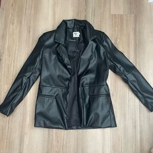 Princess Polly vegan leather blazer